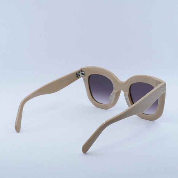 NEW CELINE CL4005FN 57Z BEIGE/SMOKE SUNGLASSES - Picture 10 of 11